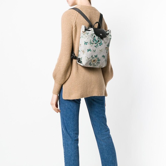 Brand New Authentic Limited Edition Longchamp Butterfly Pack Purse - Picture 7 of 8